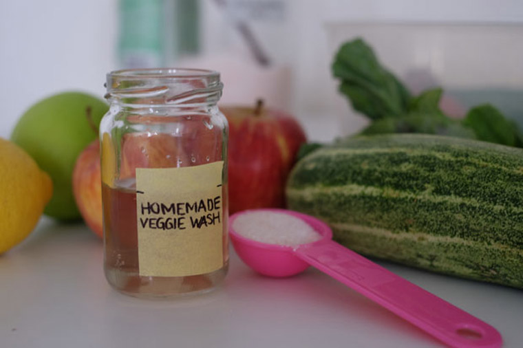 Homemade Fruit and Vegetable Wash Recipe - Woodlark Blog